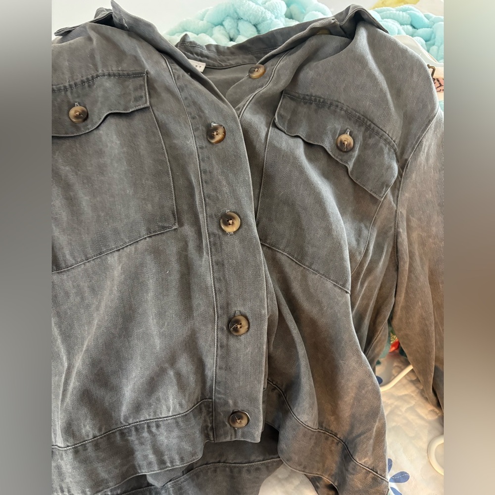 Universal Thread Charcoal Jacket - Picture 3 of 5